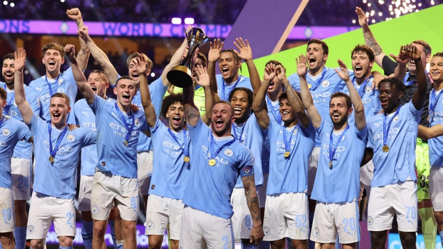 Thắng đậm Fluminense, Man City vô địch FIFA Club World Cup